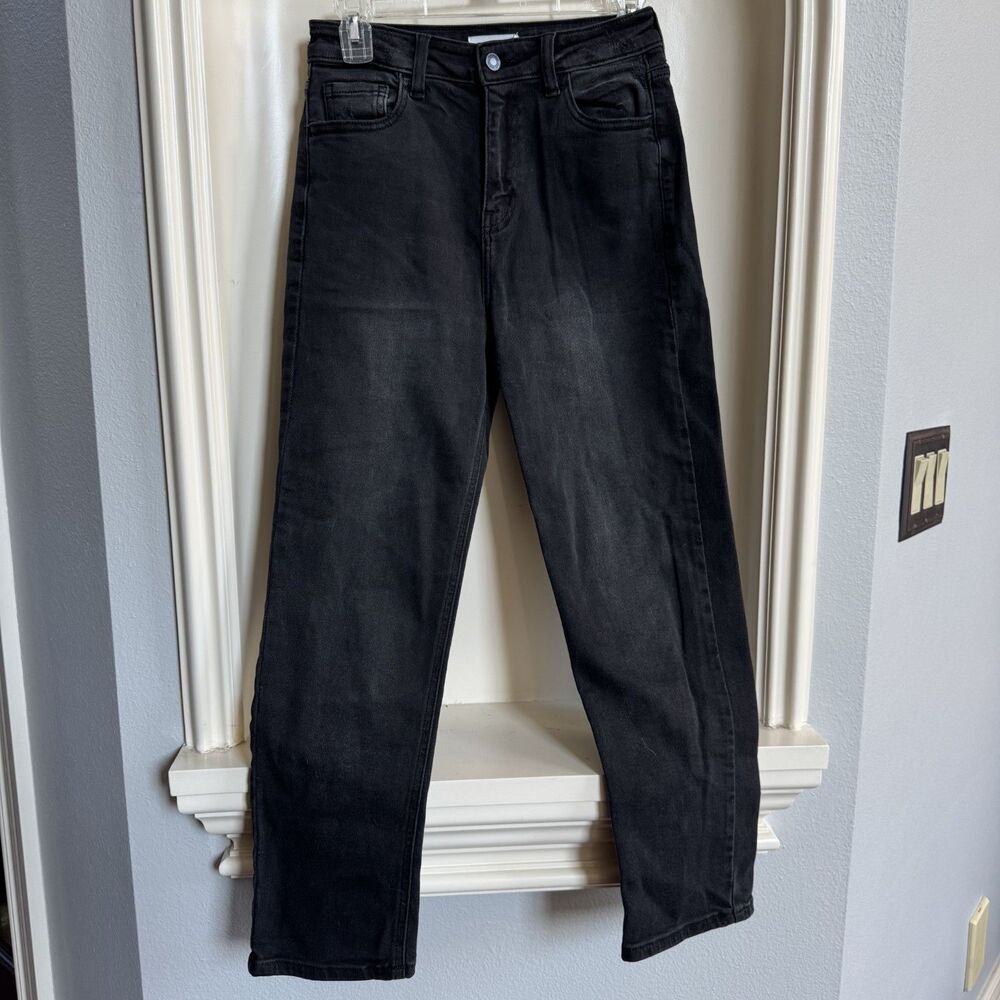 Cello Black Straight Leg Jeans Size 1